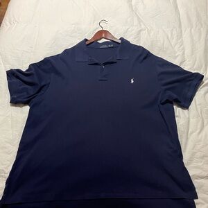 Polo by Ralph Lauren navy shirt.